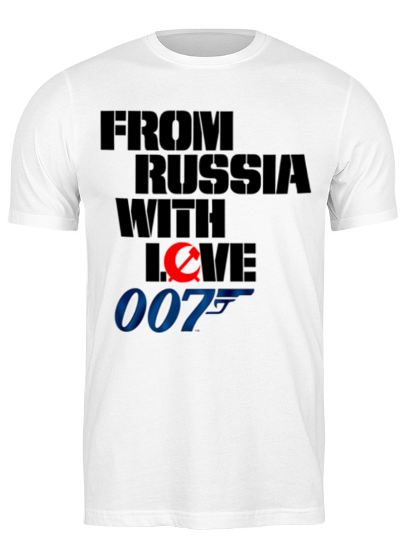 

Футболка мужская Printio James bond белая S, Белый, James bond