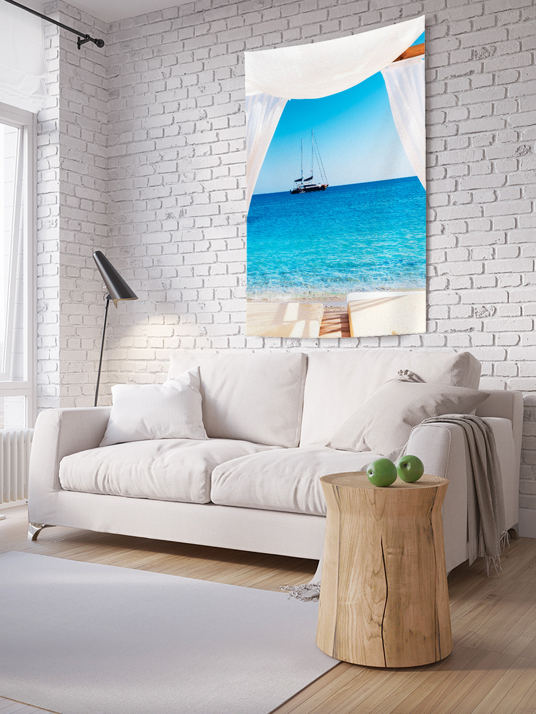 

Вертикальное фотопанно на стену JoyArty Отдых на берегу моря 150x200 см, Отдых на берегу моря