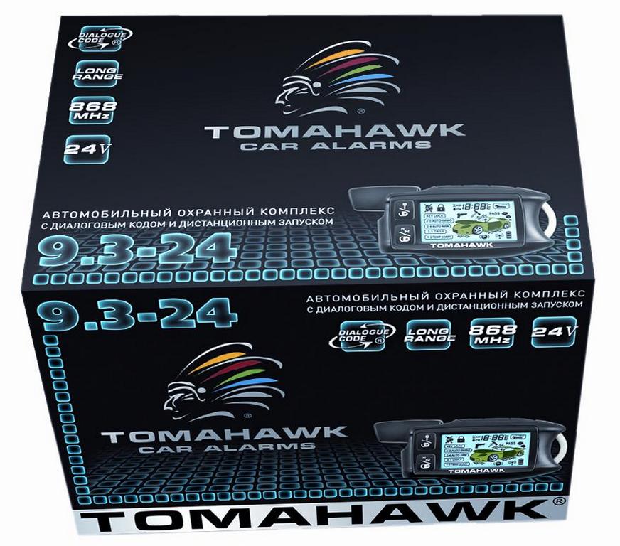 Автомобильная сигнализация Tomahawk93 24v 890000₽