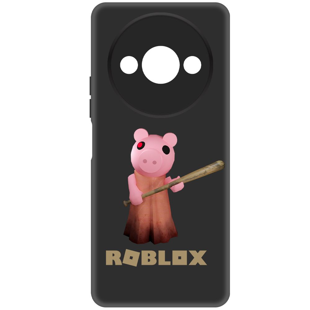 

Чехол-накладка Krutoff Soft Case Roblox-Пигги для Xiaomi Redmi A3 черный