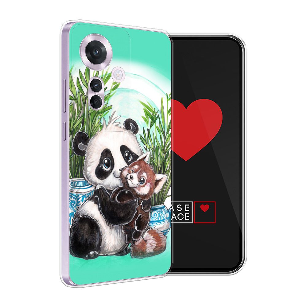 

Силиконовый чехол "Друзья зверята" на Oppo Reno 11F, 2516650-1