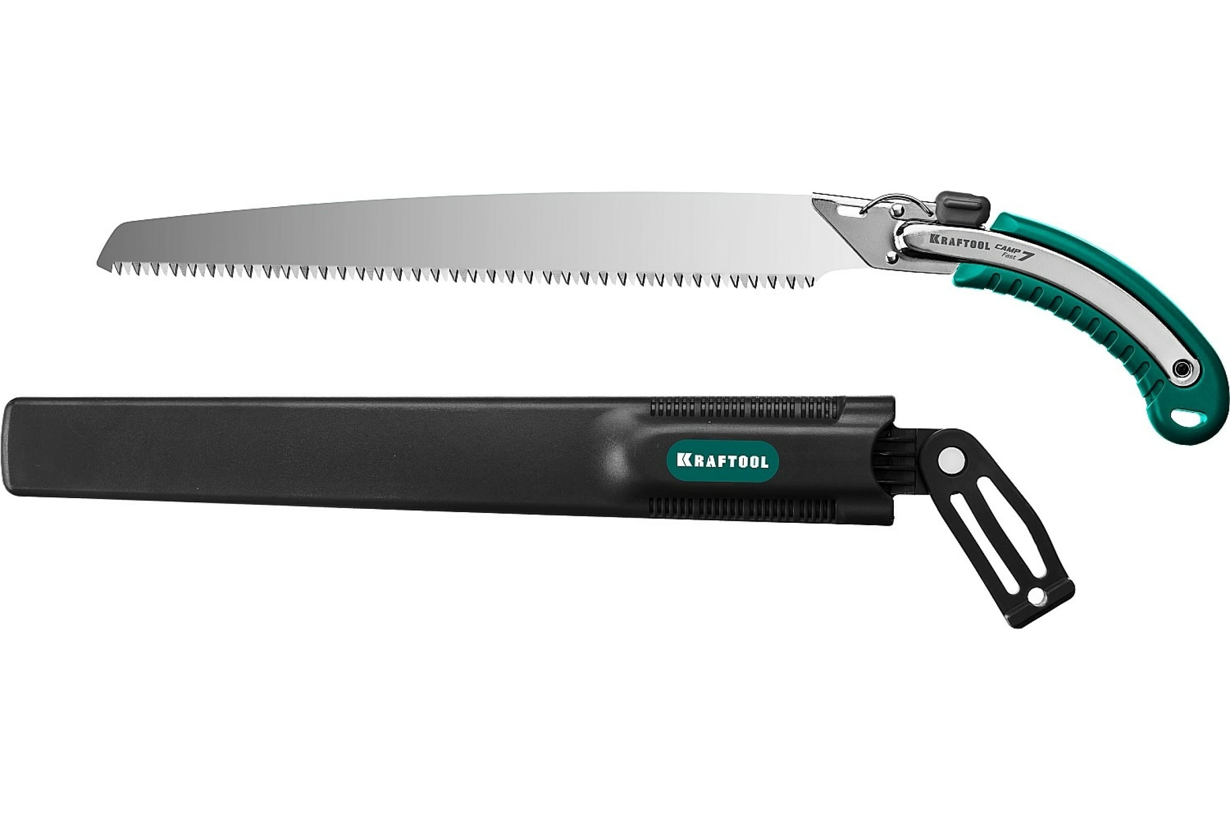 KRAFTOOL CAMP Fast 7 ножовка для быстрого реза сырой древесины, 350 мм ножовка для быстрого реза сырой древесины grinda gs 6 320 мм