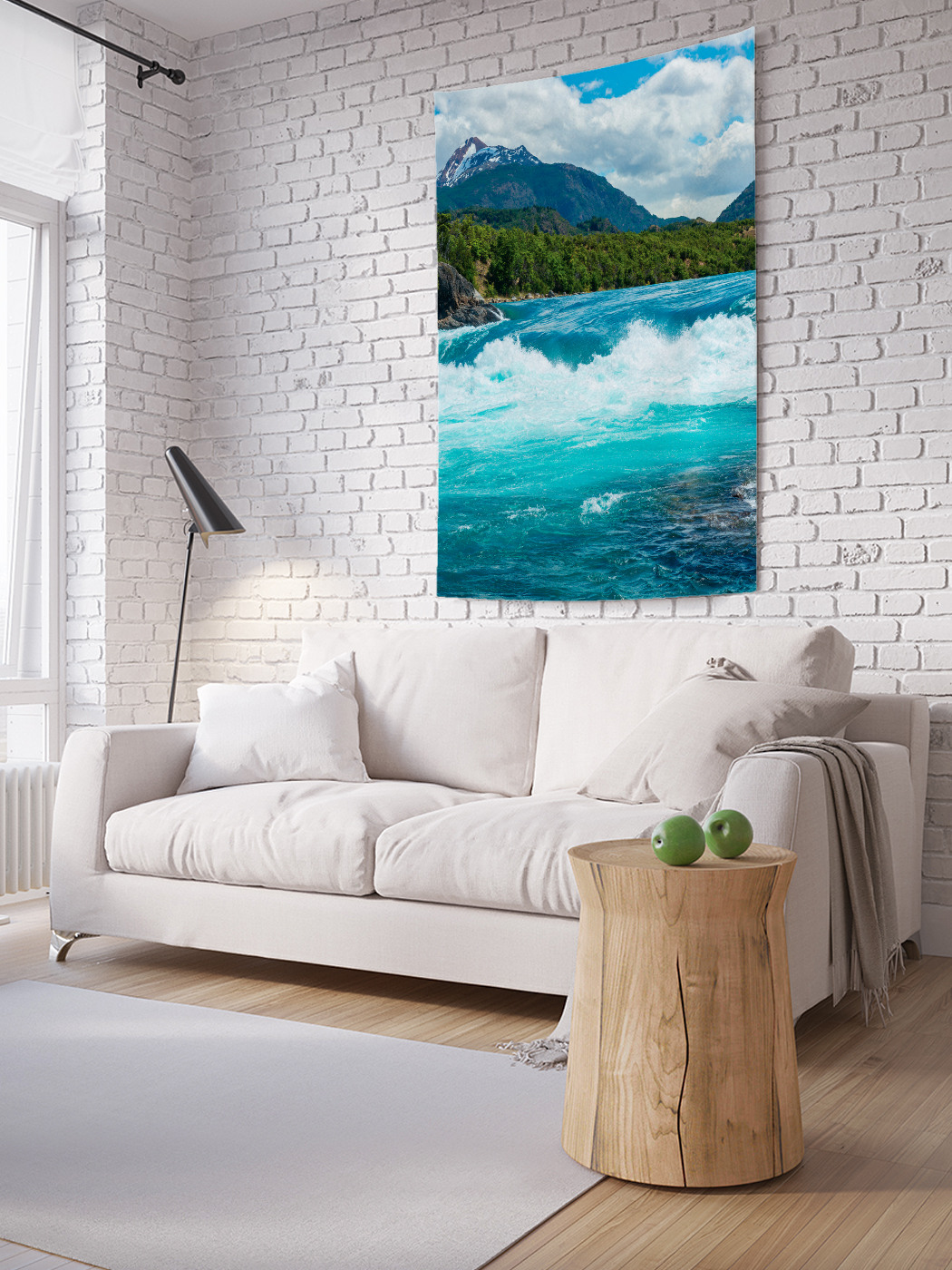 

Вертикальное фотопанно на стену JoyArty Могучая река 150x200 см, Могучая река