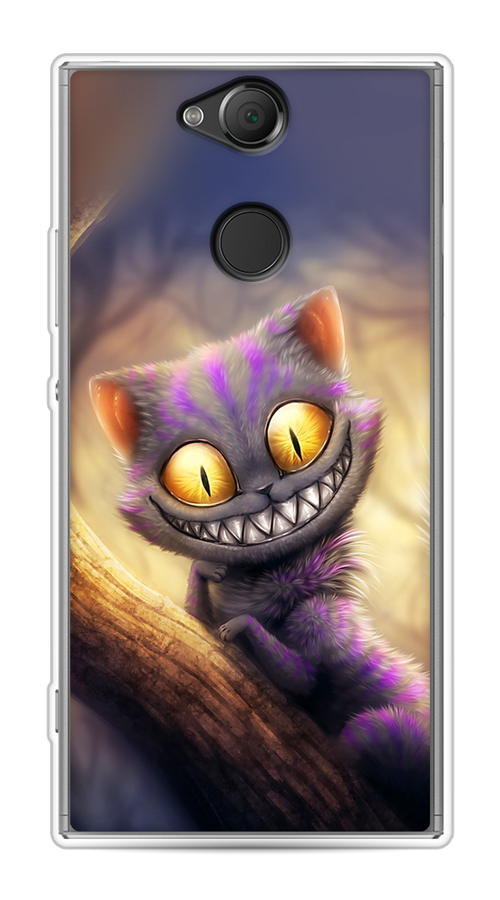 

Чехол Awog на Sony Xperia XA2 "Cheshire Cat", Фиолетовый;желтый, 53150-1