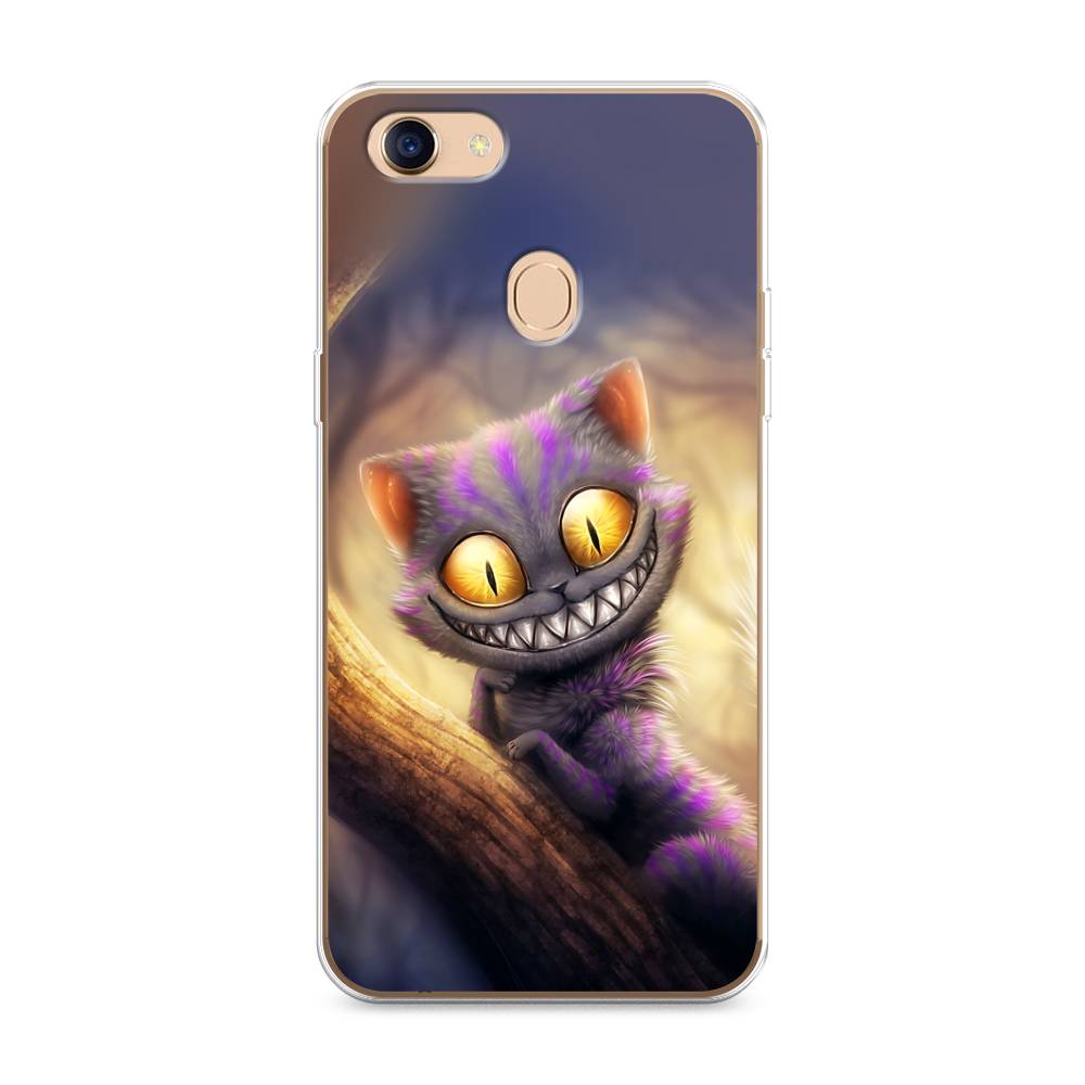 

Чехол Awog на Oppo F5 "Cheshire Cat", Фиолетовый;желтый, 250250-1