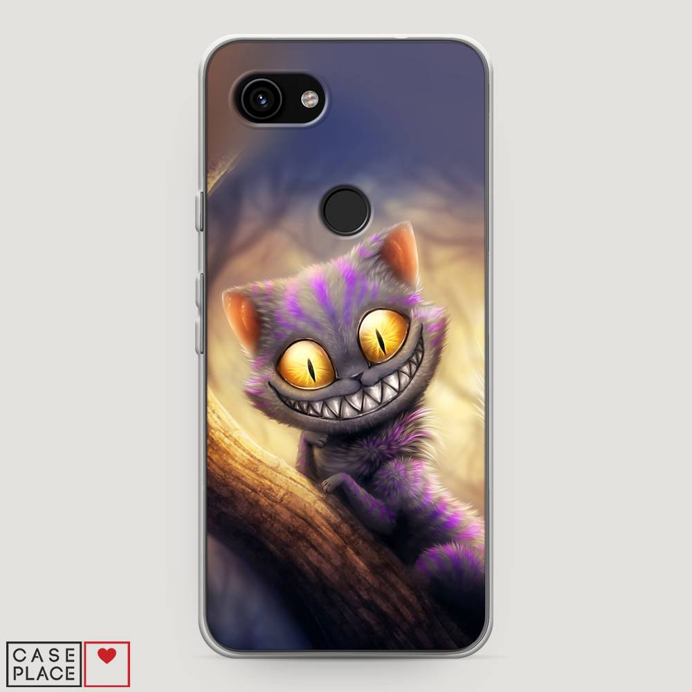 

Чехол Awog на Google Pixel 3a "Cheshire Cat", Фиолетовый;желтый, 270150-1