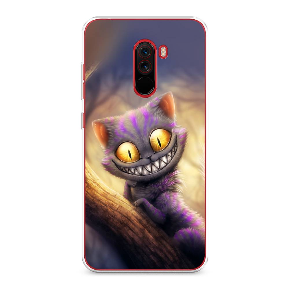 

Чехол Awog на Xiaomi Pocophone F1 "Cheshire Cat", Фиолетовый;желтый, 34450-1