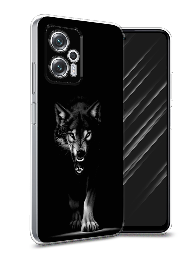 

Чехол Awog на Poco X4 GT/Redmi Note 11T Pro/11T Pro Plus "Волк выходит из ночи", Разноцветный, 315550-1