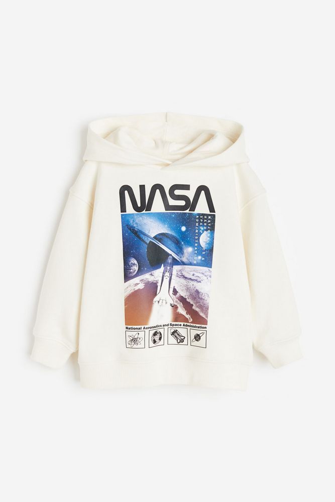 

Худи детское H&M 1119694, Белый, НАСА, 110, 1119694