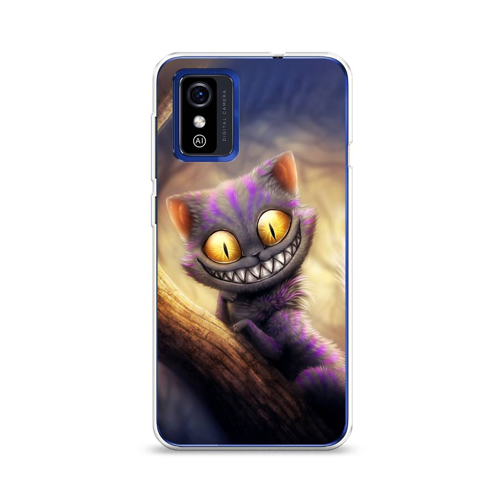 

Чехол Awog на ZTE Blade L9 / ЗТЕ Блэйд L9 "Cheshire Cat", Фиолетовый;желтый, 135250-1