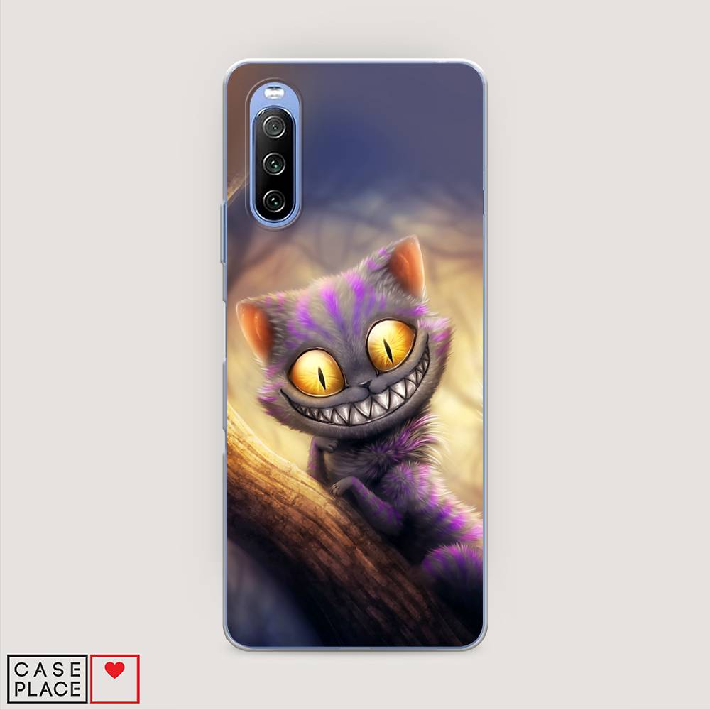 

Чехол Awog на Sony Xperia 10 III "Cheshire Cat", Фиолетовый;желтый, 54950-1