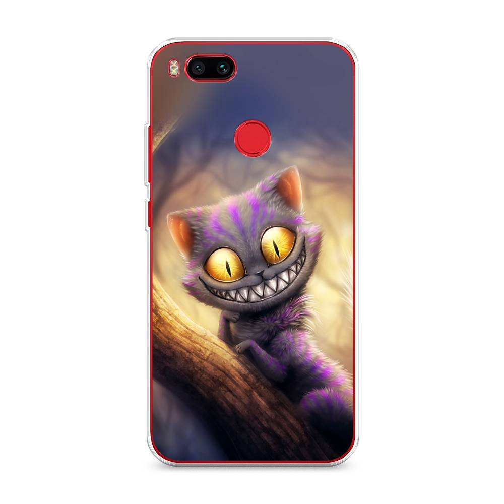 

Чехол Awog на Xiaomi Mi A1 "Cheshire Cat", Фиолетовый;желтый, 32650-1