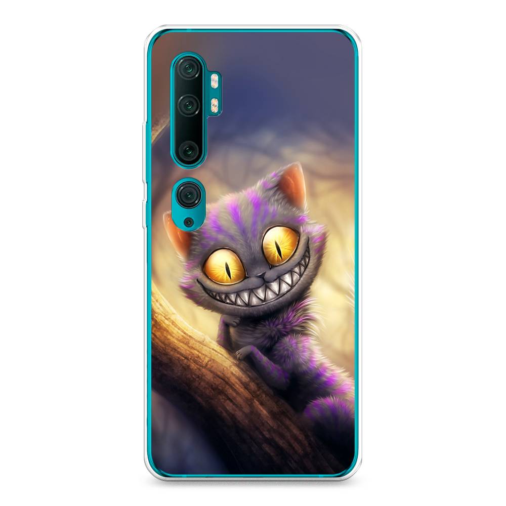 

Чехол Awog на Xiaomi Mi Note 10/Mi Note 10 Pro "Cheshire Cat", Фиолетовый;желтый, 37350-1