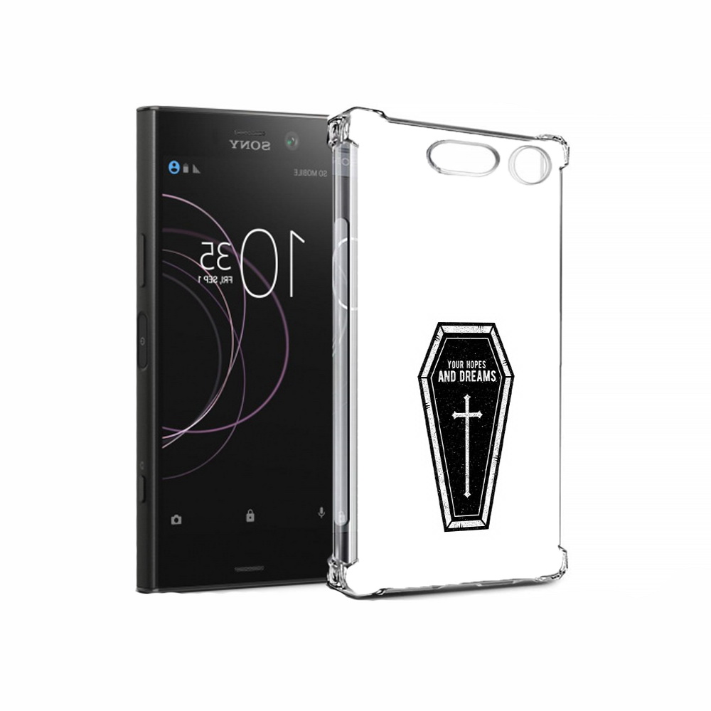 

Чехол MyPads Tocco для Sony Xperia XZ1 гроб с мечтами (PT77229.221.299), Прозрачный, Tocco