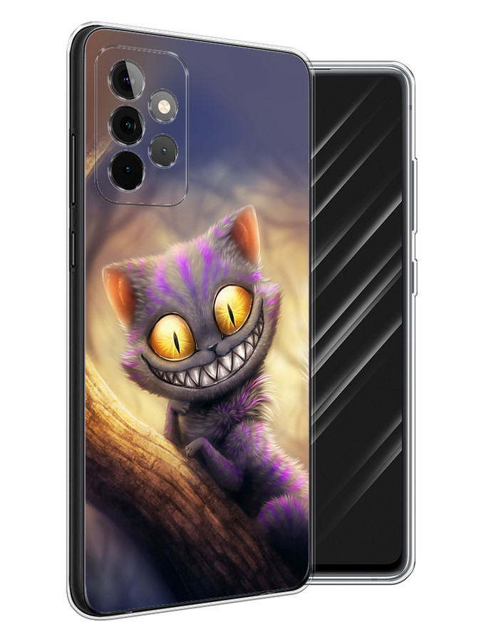 

Чехол Awog на Samsung Galaxy A72 / Самсунг A72 "Cheshire Cat", Фиолетовый;желтый, 2101950-1