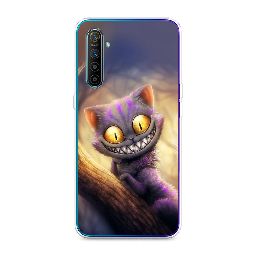 

Чехол Awog на Realme XT "Cheshire Cat", Фиолетовый;желтый, 251450-1