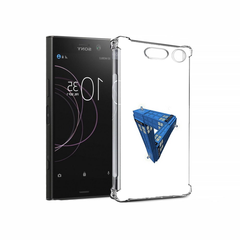 

Чехол MyPads Tocco для Sony Xperia XZ1 головолока абстракция (PT77229.221.291), Прозрачный, Tocco