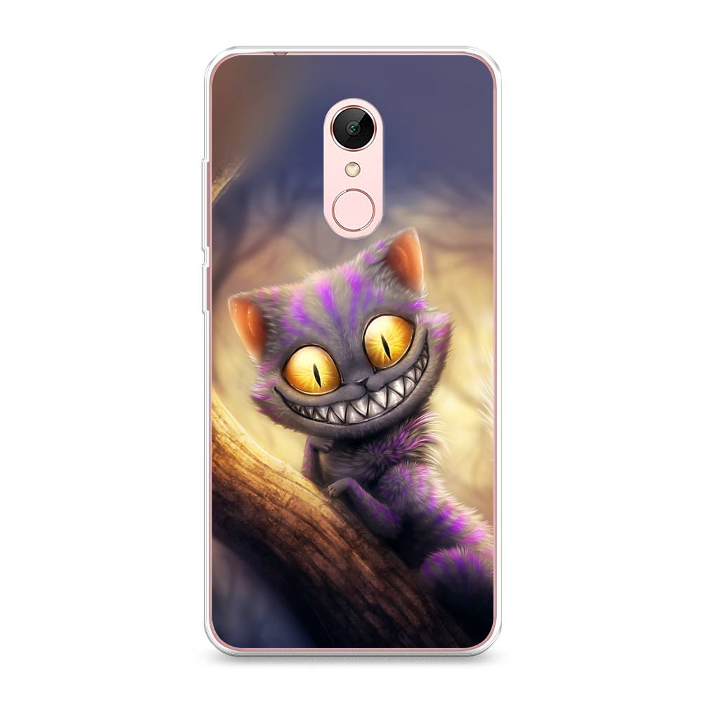 

Чехол Awog на Xiaomi Redmi 5 "Cheshire Cat", Фиолетовый;желтый, 33050-1