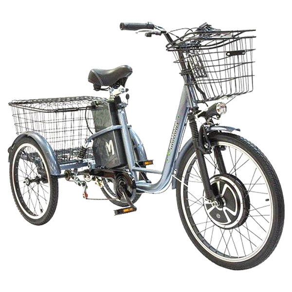 

Электровелосипед Furendo E-Trike 350 2022 серый, E-TRIKE 350 серый