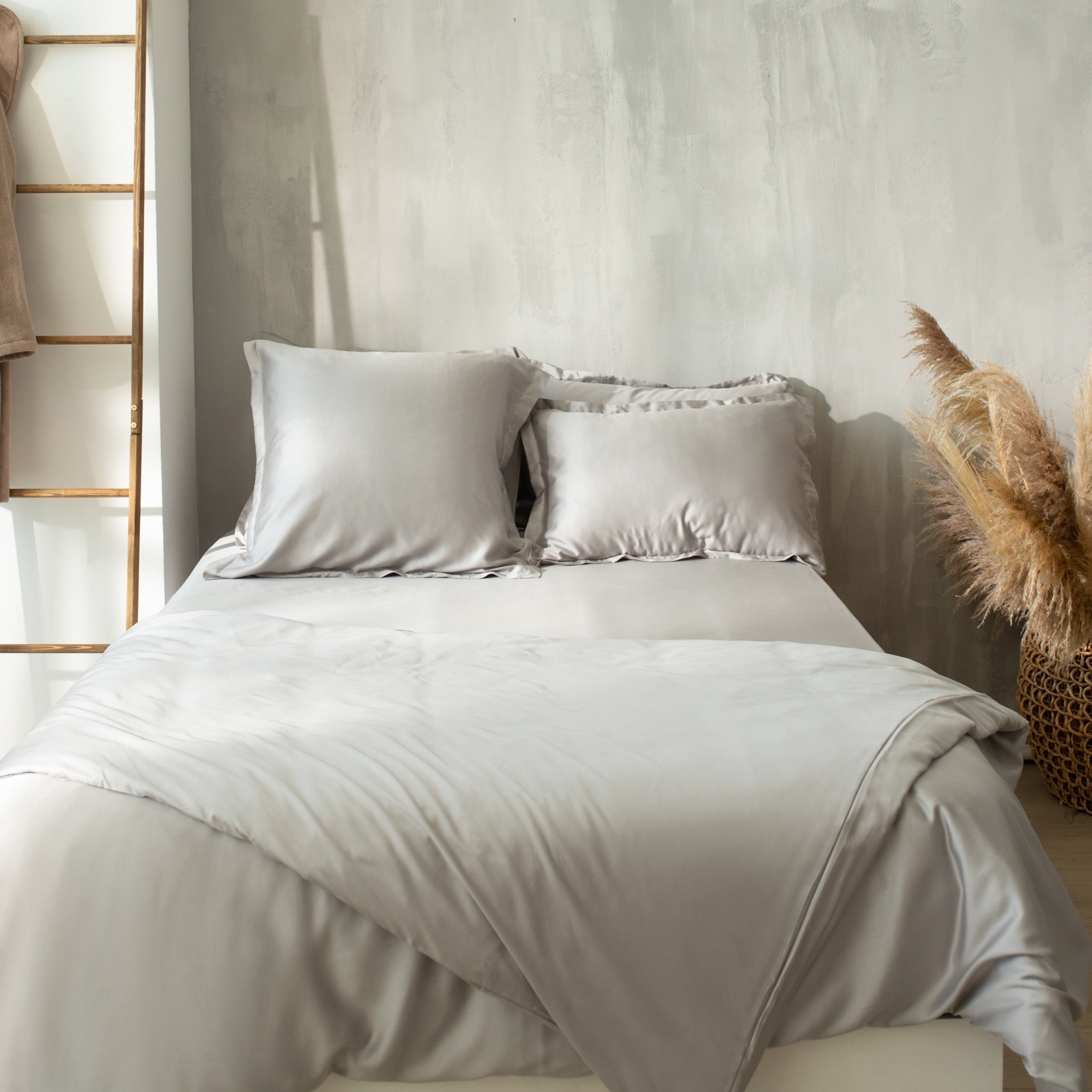 

Простыня SL Home Tencel 235x260 см , цв. светло-серый