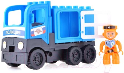 

KG013888/22 Мини-конструктор Полицейская машинка, 17х7,5х10 см, Doloni