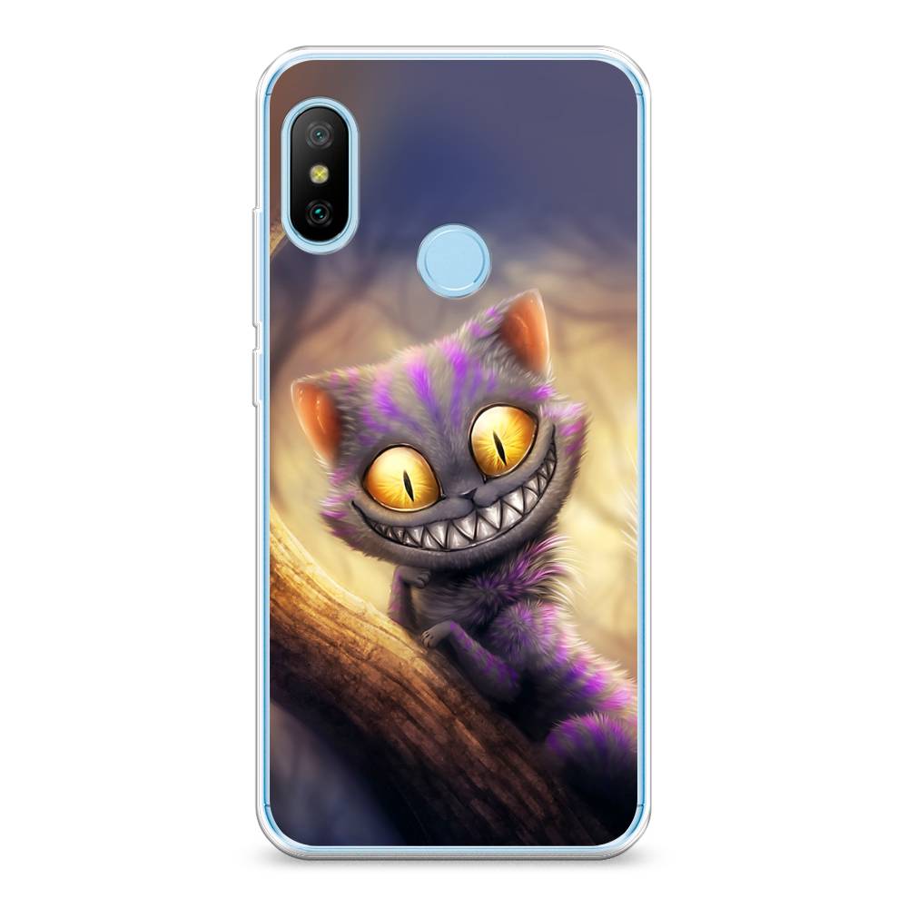 

Чехол Awog на Xiaomi Mi A2 Lite "Cheshire Cat", Фиолетовый;желтый, 34250-1