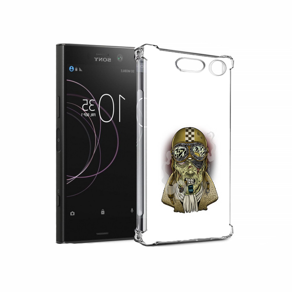 

Чехол MyPads Tocco для Sony Xperia XZ1 военный зомби (PT77229.221.264), Прозрачный, Tocco
