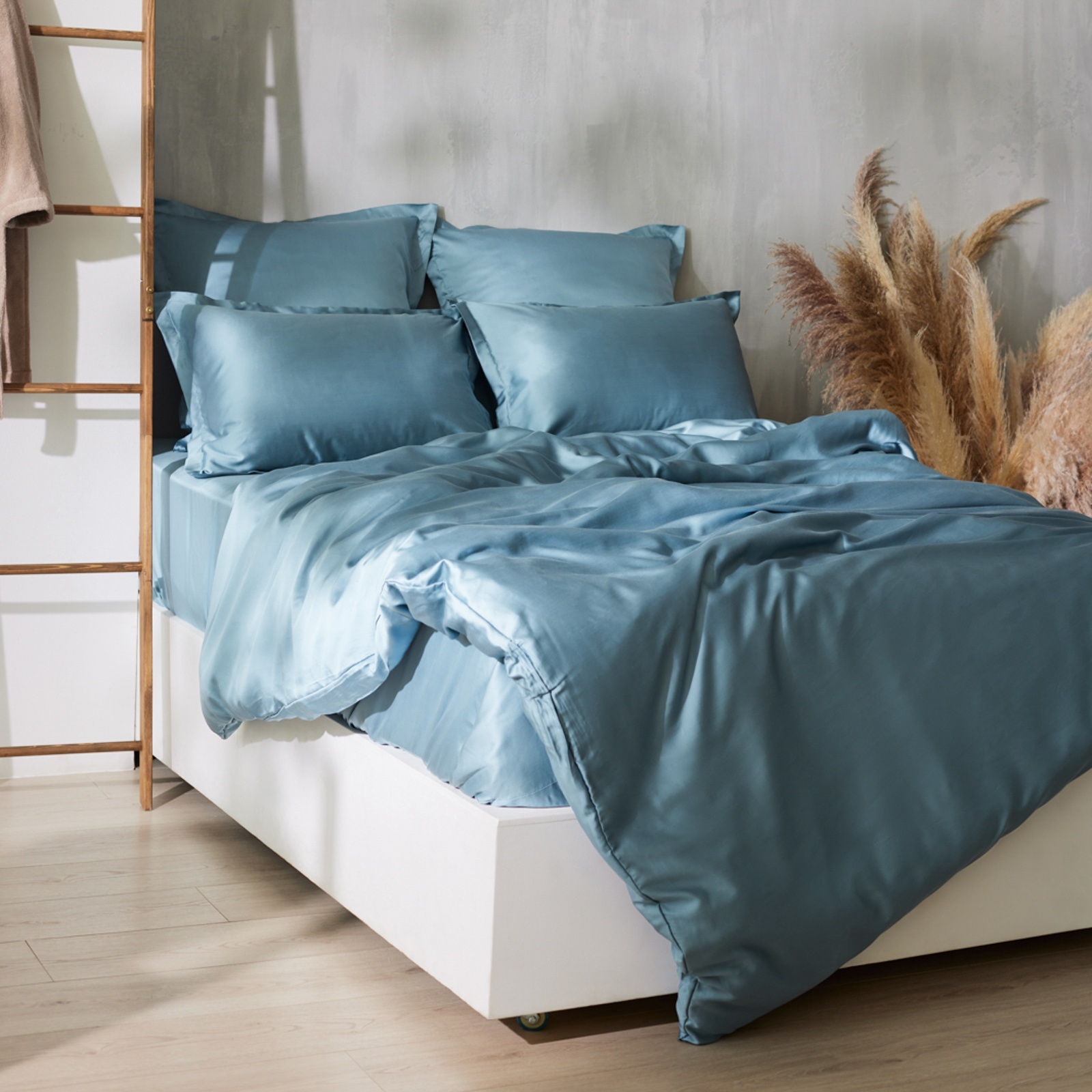 

Простыня SL Home Tencel 235x240 см , цв. серо-голубой