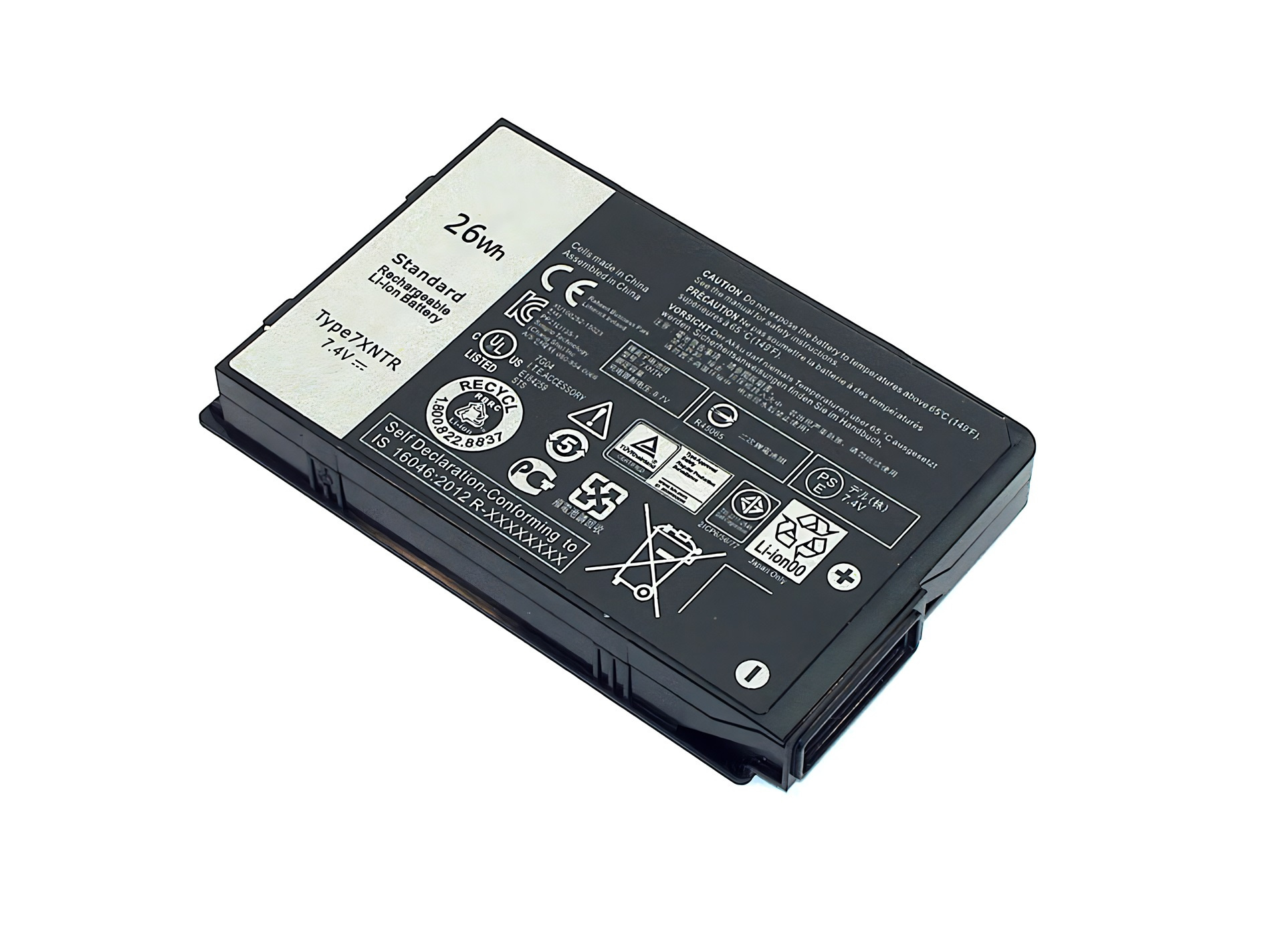 

Аккумуляторная батарея для ноутбука ноутбука Dell Latitude 12 7202 7XNTR (7.4V 3500mAh)