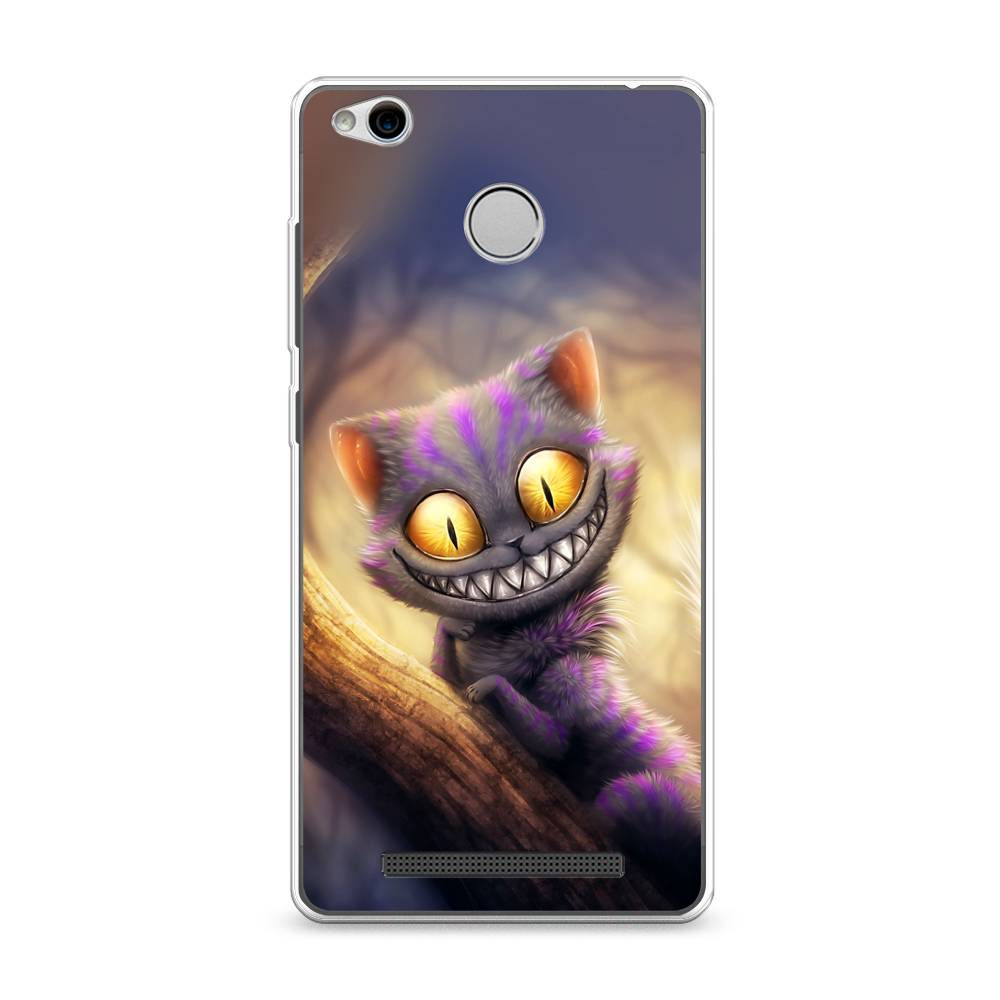 

Чехол Awog на Xiaomi Redmi 3 Pro (3S) "Cheshire Cat", Фиолетовый;желтый, 30950-1