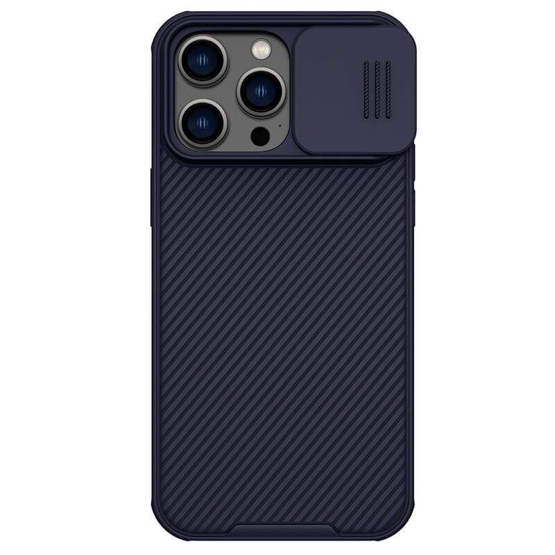 фото Чехол magnetic nillkin camshield pro с защитой камеры для iphone 14 pro max (фиолетовый)