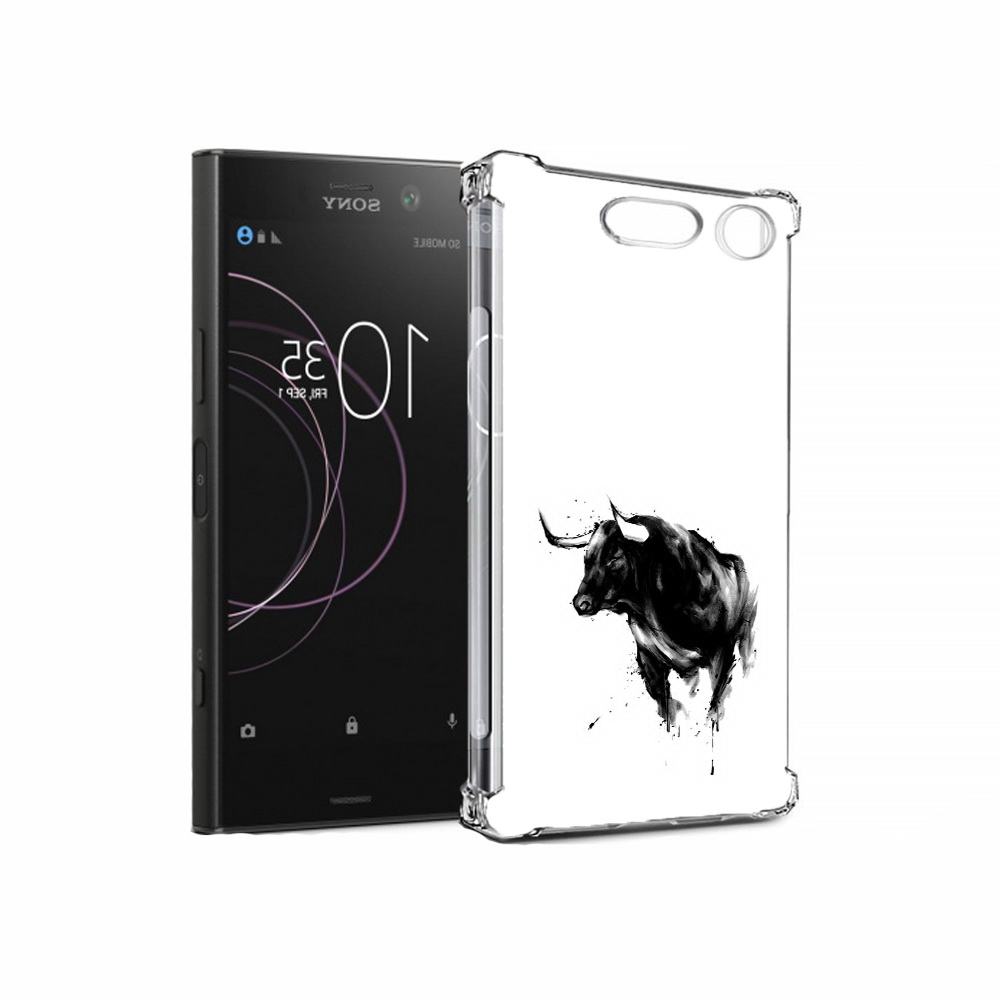 

Чехол MyPads Tocco для Sony Xperia XZ1 бык (PT77229.221.254), Прозрачный, Tocco