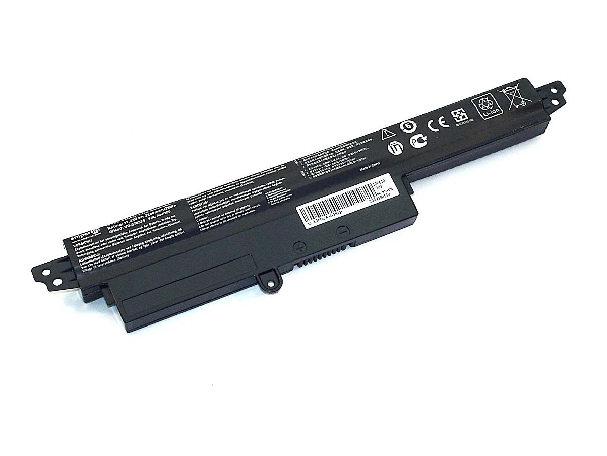 

Аккумулятор для ноутбука Asus X200CA (11.25V 2200mAh) A3INI302 Amperin