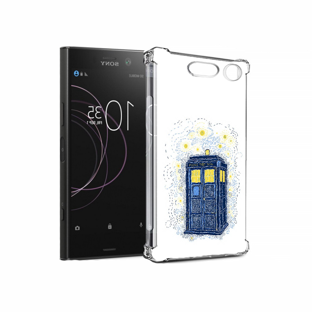 

Чехол MyPads Tocco для Sony Xperia XZ1 будка рисунок (PT77229.221.249), Прозрачный, Tocco