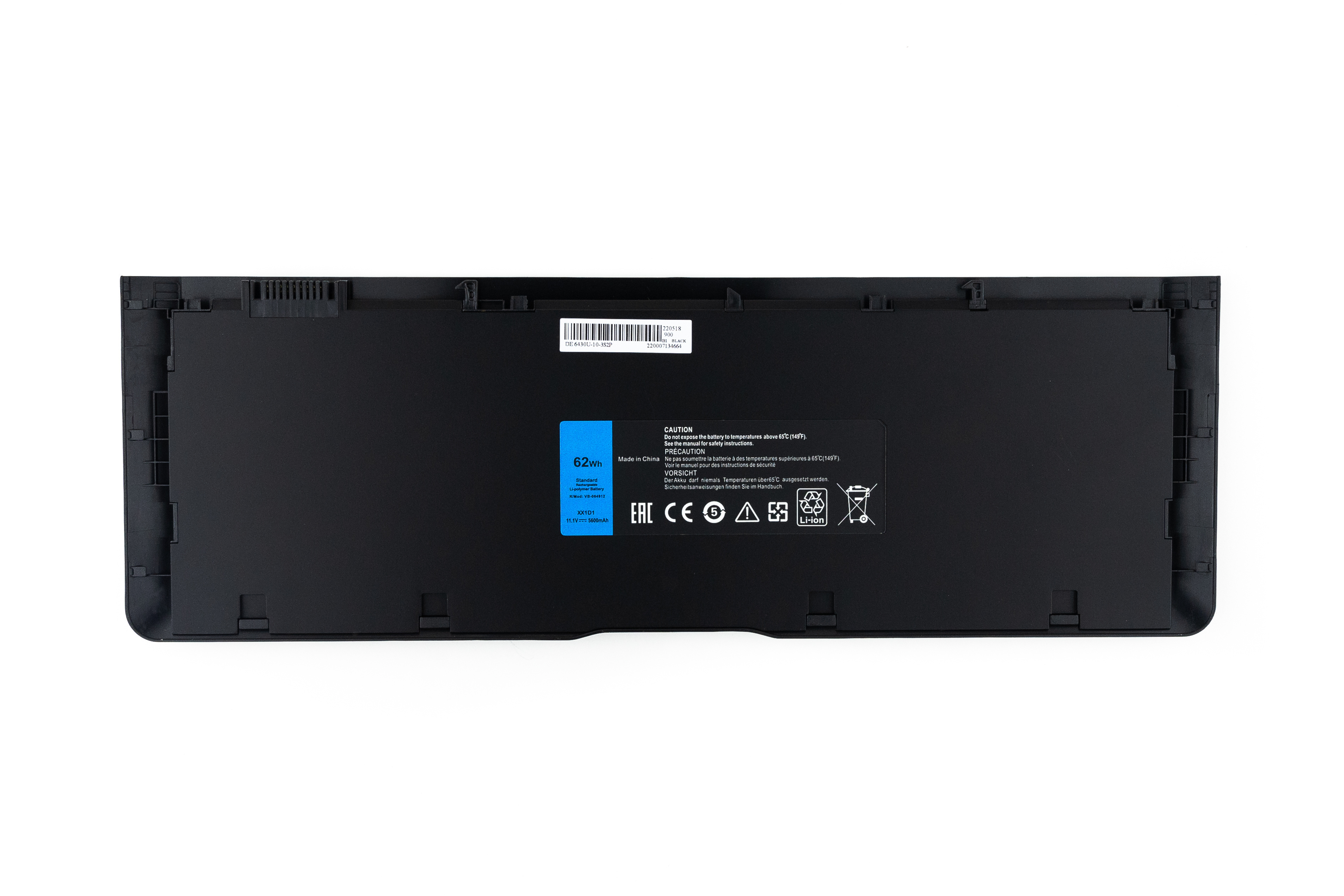 

Аккумулятор для ноутбука Dell E6430u (11.1V 5600mAh) 312-1424 312-1425 451-12094 6FNTV