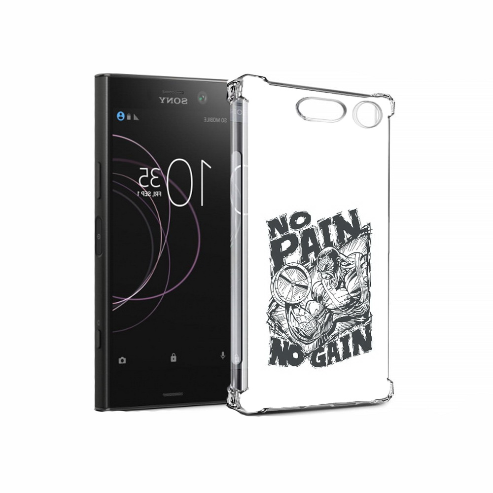 

Чехол MyPads Tocco для Sony Xperia XZ1 бодибилдинг тяжелая работа (PT77229.221.238), Прозрачный, Tocco