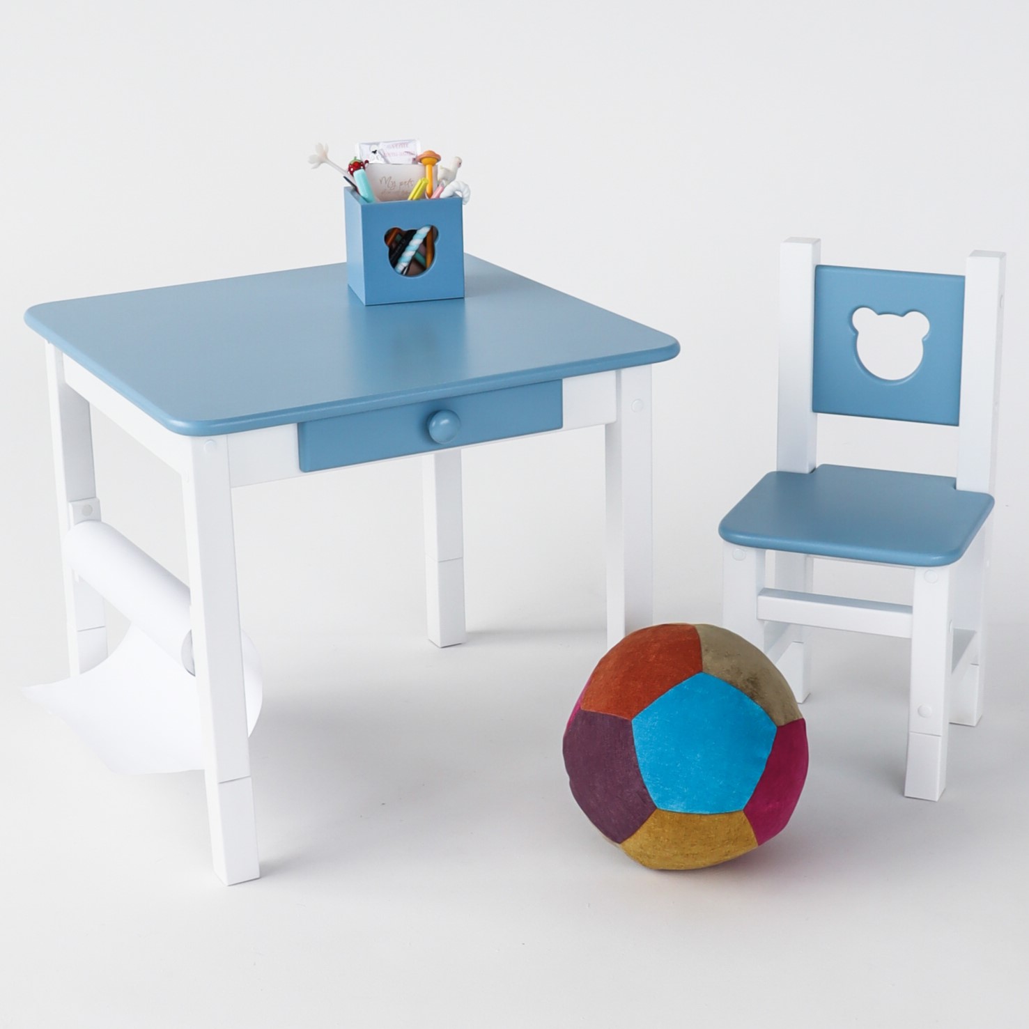 Комплект детской мебели растущий стол и стул Simba TeddyRast комплект disney 1 рапунцель от 1 5 до 3 х лет стол 52см пенал стул мягк д1р м