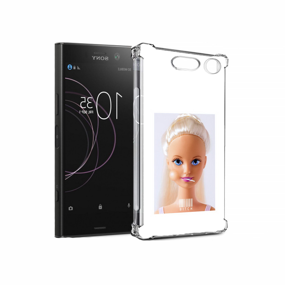 

Чехол MyPads Tocco для Sony Xperia XZ1 барби (PT77229.221.226), Прозрачный, Tocco