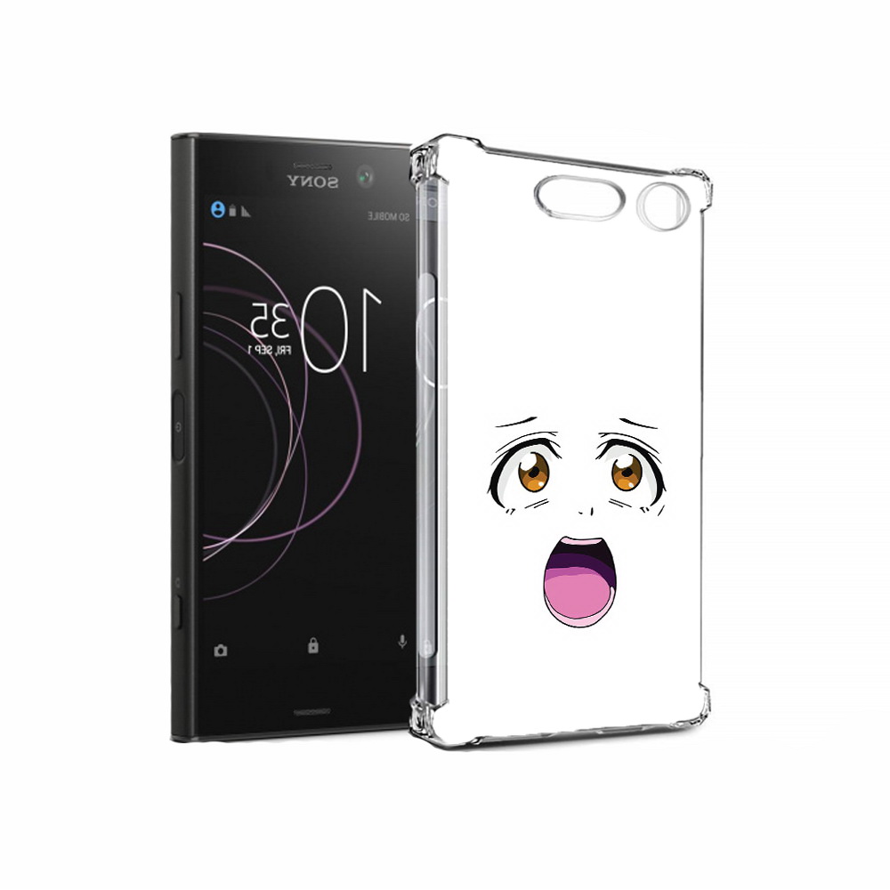

Чехол MyPads Tocco для Sony Xperia XZ1 аниме лицао (PT77229.221.223), Прозрачный, Tocco