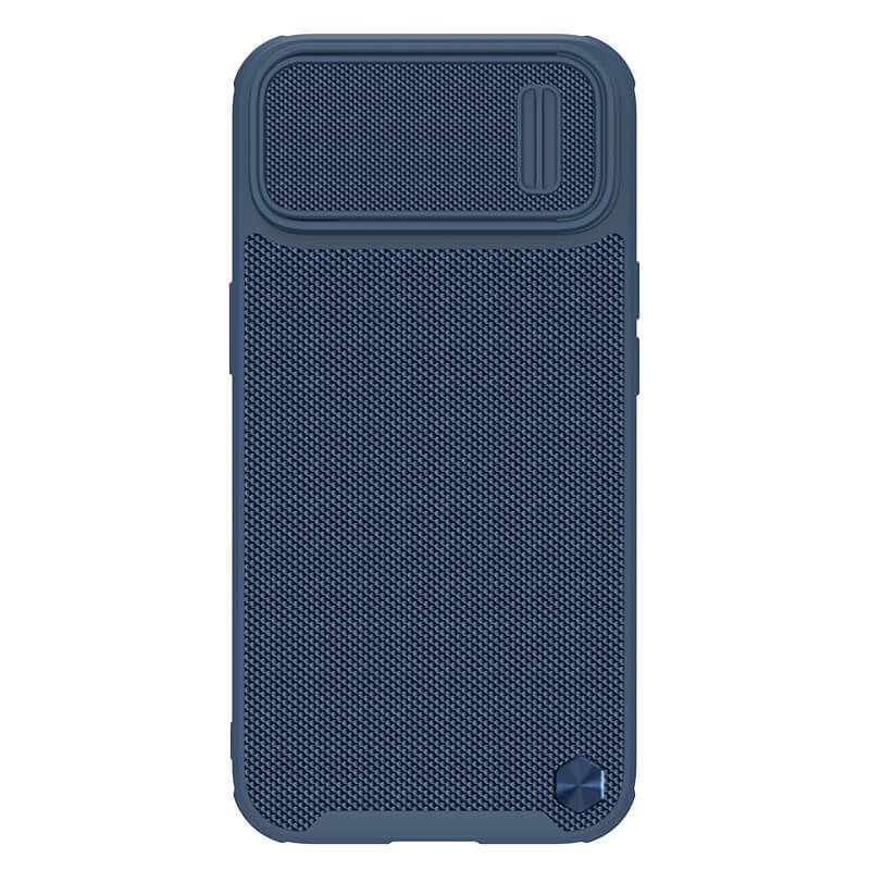 

Чехол Nillkin Textured S Case с защитой камеры для iPhone 14 (синий)