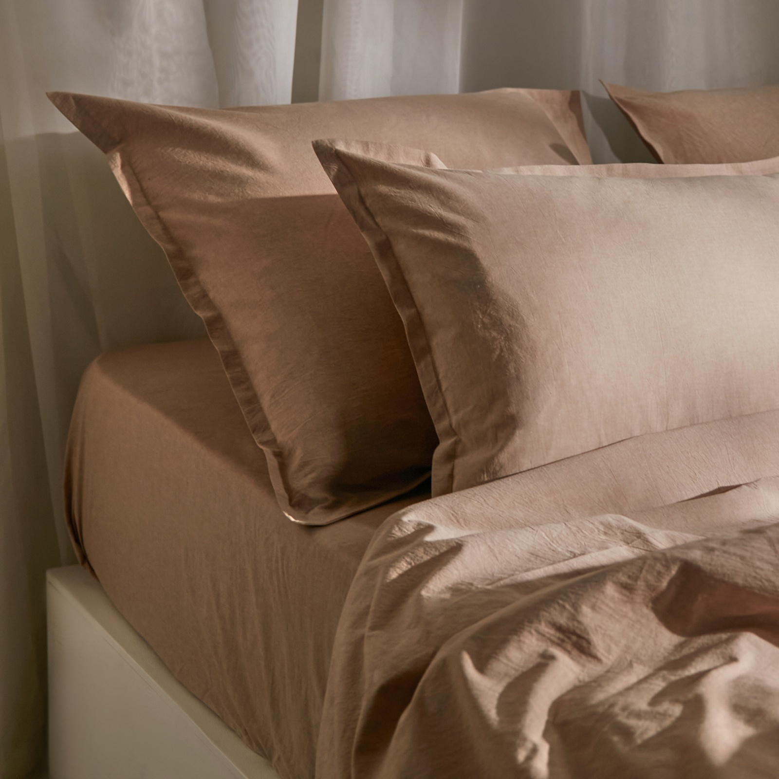 

Простыня SL Home "Деним" 245x260 см, цв.бежевый, 100% жатый хлопок