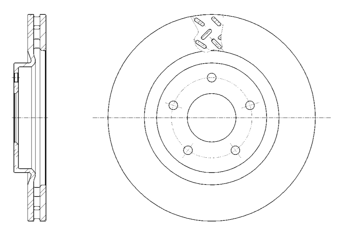 

AVANTECH 'BR0507S Диск тормозной 1шт