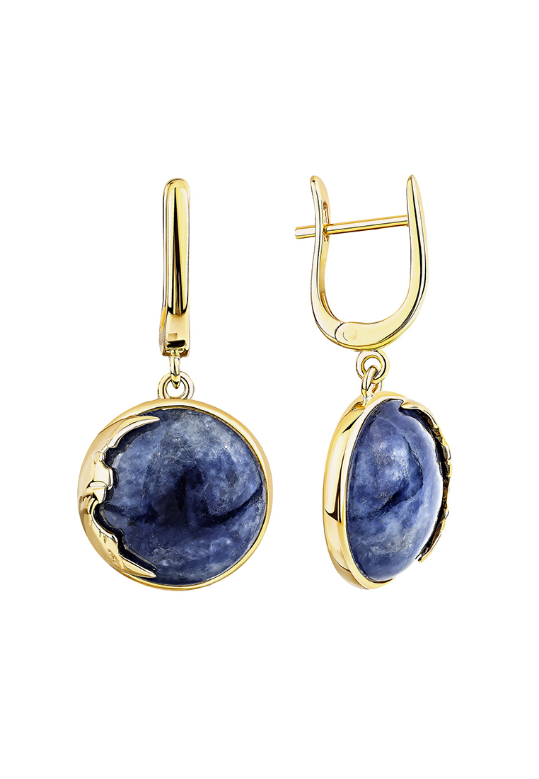 

Серьги подвески из серебра с содалитом Kari Jewelry СЛ-2427, СЛ-2427