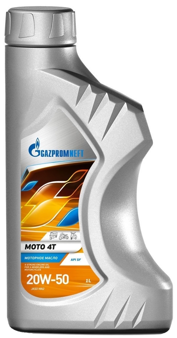 фото Масло моторное минеральное gazpromneft moto 4t 20w-50 1л 4650063112675