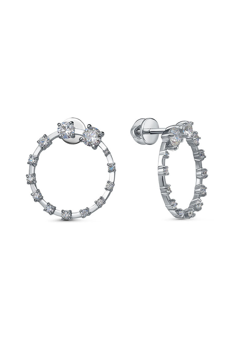 

Серьги-пусеты из серебра с фианитом Kari Jewelry 3101048140, 3101048140