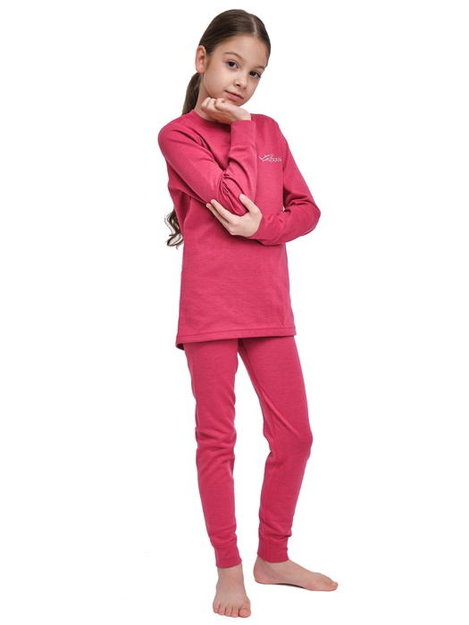 Термобелье детское комплект KATRAN Луффи, розовый, 116