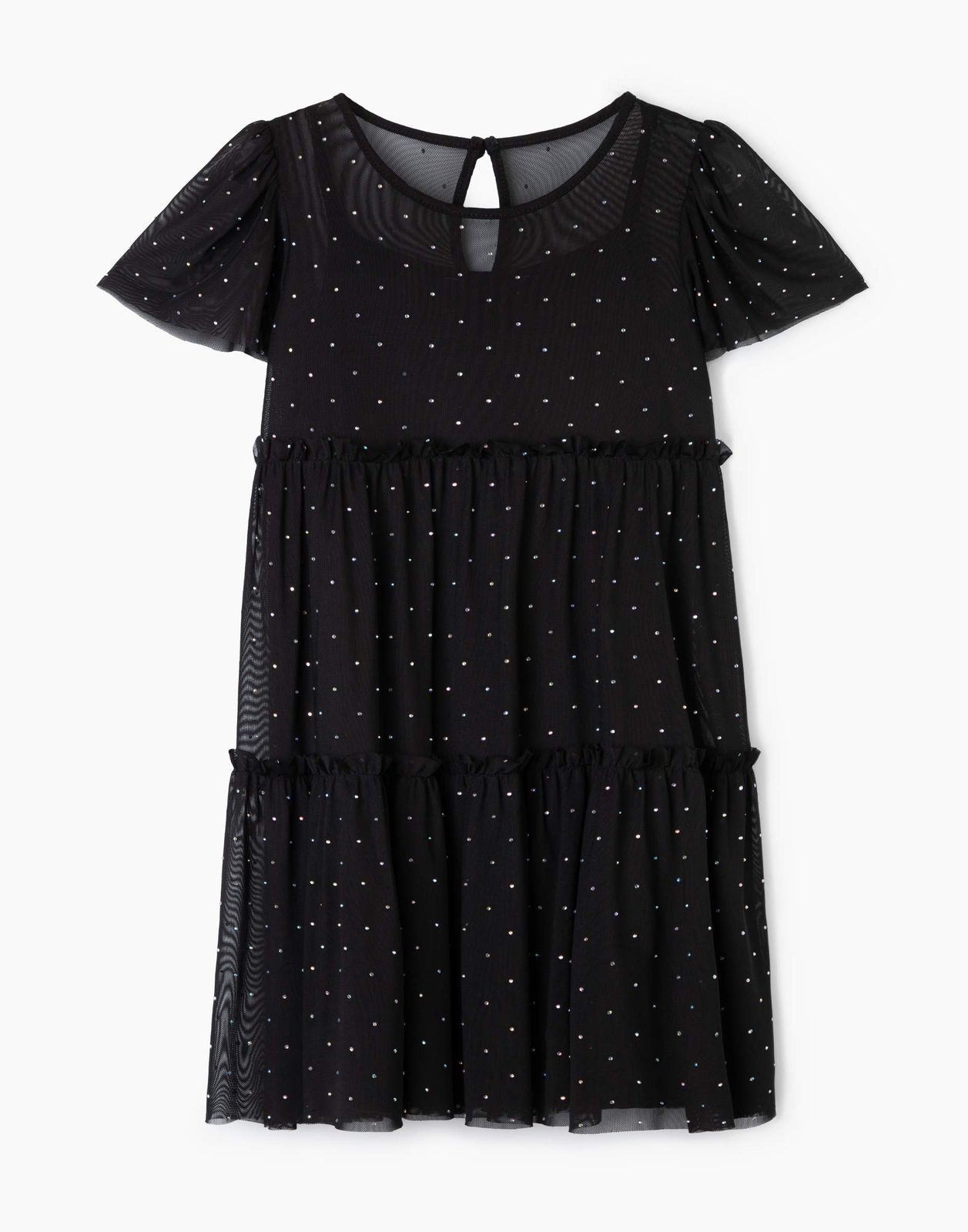 Платье детское Gloria Jeans GDR027834, черный, 140