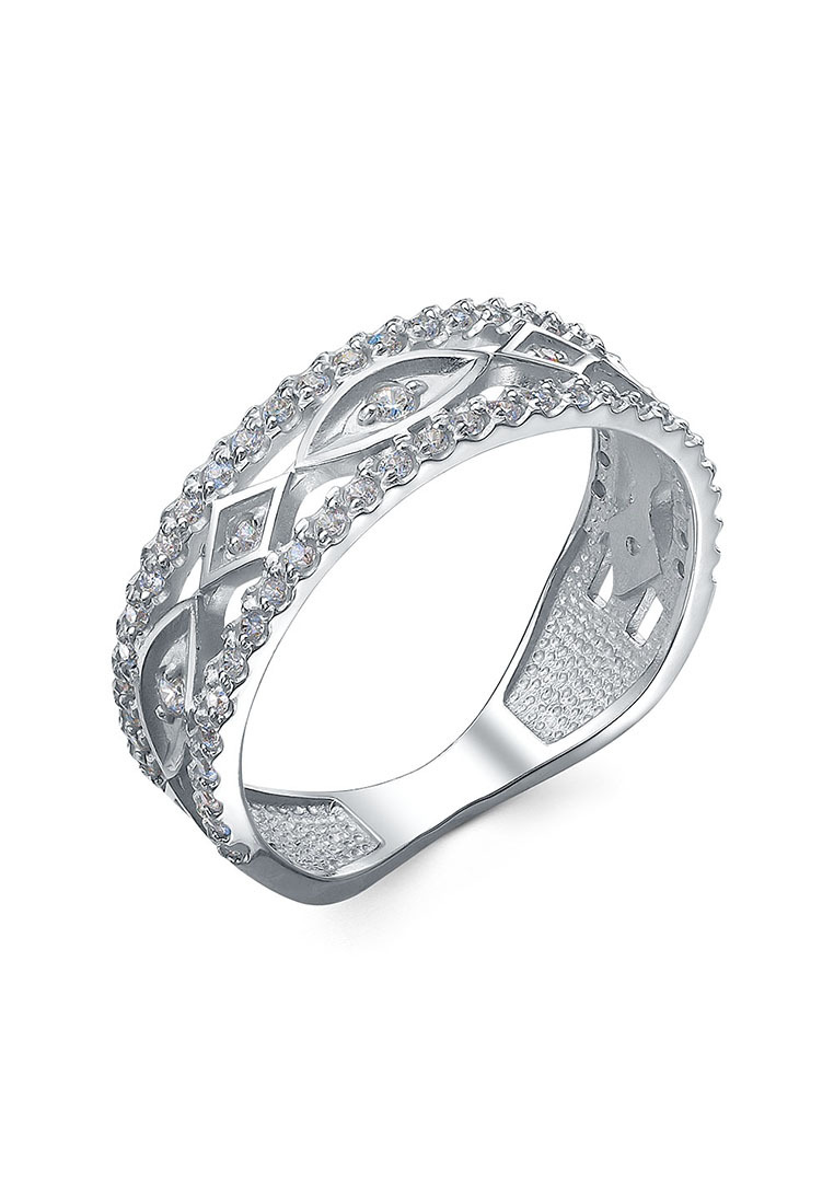 

Кольцо из серебра р.  Kari Jewelry 3101018201, фианит, 3101018201