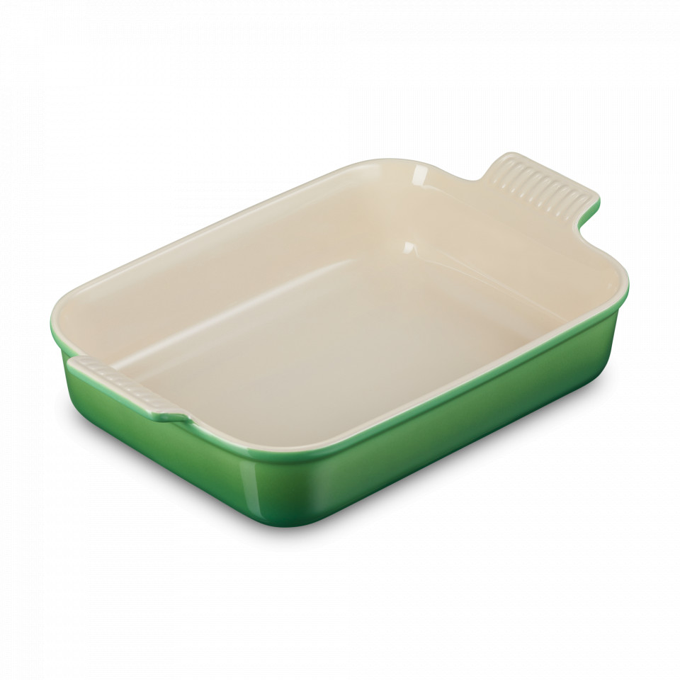 Форма для запекания, Bamboo Green,LE CREUSET, керамика, 32 х 24 см, зеленый