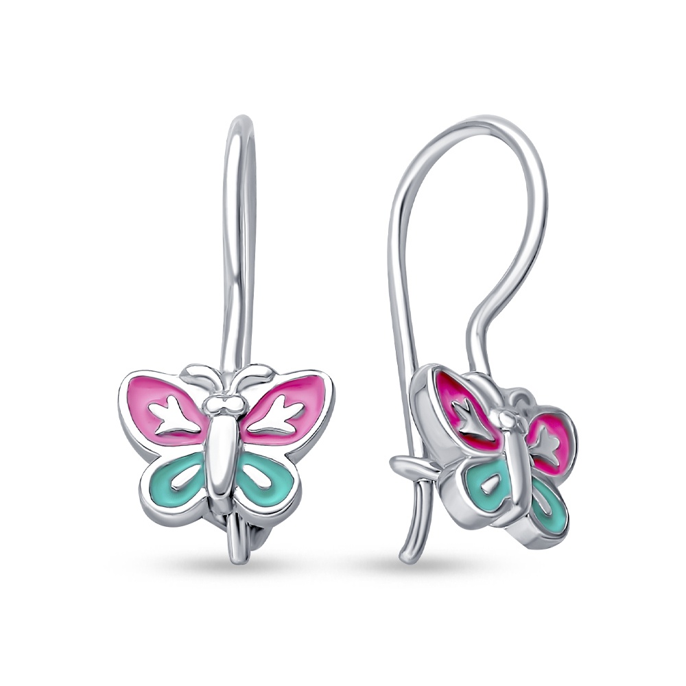 

Серьги из серебра 585Gold 902000923, эмаль, 902000923